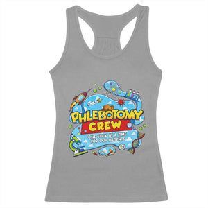 Phlebotomy Crew Lab Week 2026 Racerback Tank Top One Stick At A Time Funny Phlebotomist Healthcare Lab TS02 Sport Gray Print Your Wear