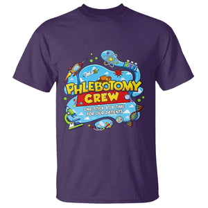 Phlebotomy Crew Lab Week 2026 T Shirt One Stick At A Time Funny Phlebotomist Healthcare Lab TS02 Purple Print Your Wear