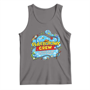 Phlebotomy Crew Lab Week 2026 Tank Top One Stick At A Time Funny Phlebotomist Healthcare Lab TS02 Deep Heather Print Your Wear
