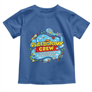 Phlebotomy Crew Lab Week 2026 Toddler T Shirt One Stick At A Time Funny Phlebotomist Healthcare Lab TS02 Royal Blue Print Your Wear