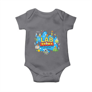 Lab Story Lab Week 2026 Celebration Baby Onesie Every Test Tells a Story Medical Lab Tech Appreciation Gift TS02 Charcoal Print Your Wear