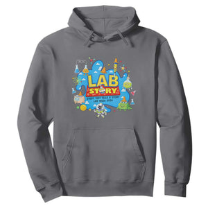 Lab Story Lab Week 2026 Celebration Hoodie Every Test Tells a Story Medical Lab Tech Appreciation Gift TS02 Charcoal Print Your Wear