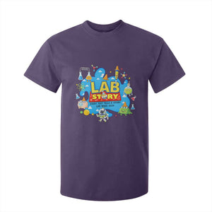Lab Story Lab Week 2026 Celebration T Shirt For Kid Every Test Tells a Story Medical Lab Tech Appreciation Gift TS02 Purple Print Your Wear