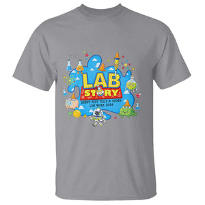 Lab Story Lab Week 2026 Celebration T Shirt Every Test Tells a Story Medical Lab Tech Appreciation Gift TS02 Sport Gray Print Your Wear