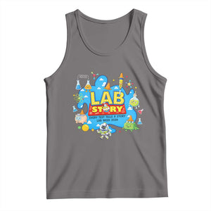 Lab Story Lab Week 2026 Celebration Tank Top Every Test Tells a Story Medical Lab Tech Appreciation Gift TS02 Deep Heather Print Your Wear