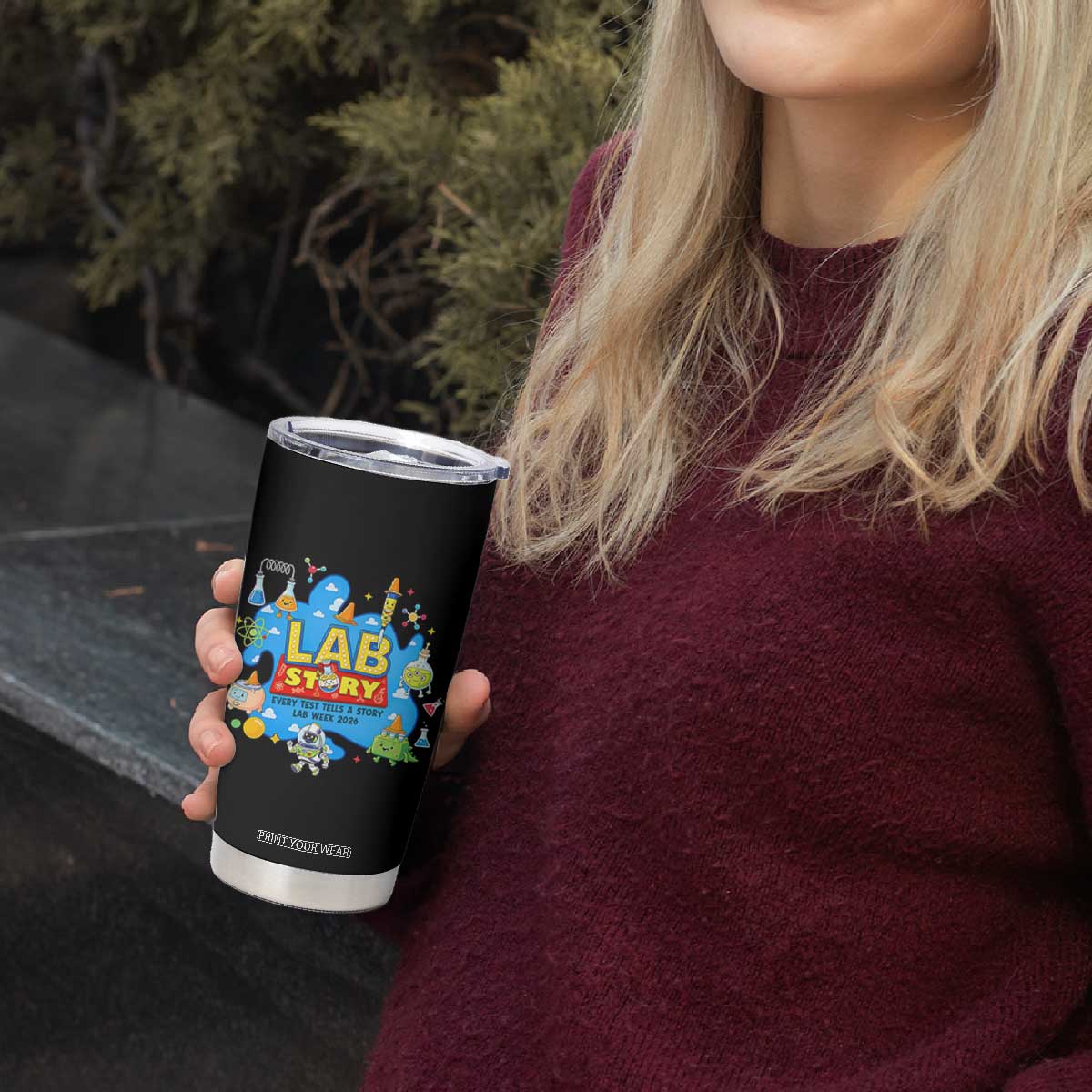 Lab Story Lab Week 2026 Celebration Tumbler Cup Every Test Tells a Story Medical Lab Tech Appreciation Gift TS02 Print Your Wear