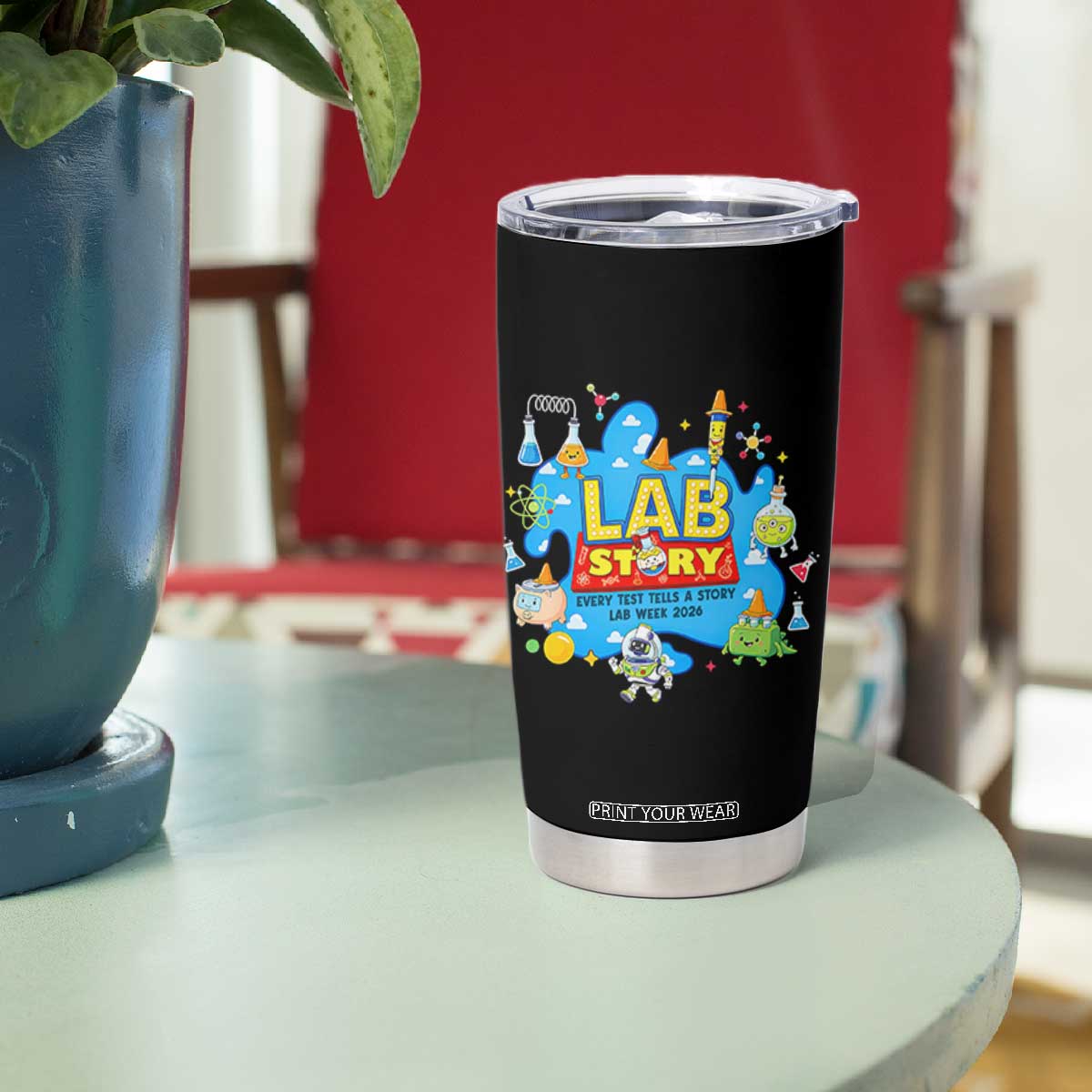 Lab Story Lab Week 2026 Celebration Tumbler Cup Every Test Tells a Story Medical Lab Tech Appreciation Gift TS02 Print Your Wear