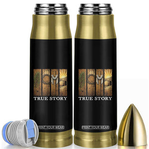 Christian Easter True Story Resurrection Scene Vintage Bullet Tumbler Faith Based Jesus Empty Tomb Gift for Believers TS02 Black Print Your Wear