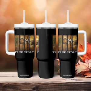Christian Easter True Story Resurrection Scene Vintage Tumbler With Handle Faith Based Jesus Empty Tomb Gift for Believers TS02 Print Your Wear