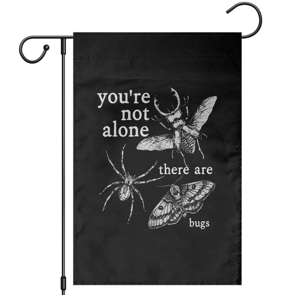 You Are Not Alone There Are Bugs Vintage Dark Academia Garden Flag Insect Entomology Humor Folk Indie Music Lover TS02 Black Print Your Wear