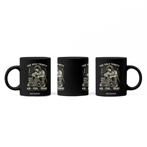 Funny Mechanic Jesus Holy Trinity Air Fuel Spark Vintage Coffee Mug Christian Car Lover Humor Gift for Gearheads TS02 Print Your Wear