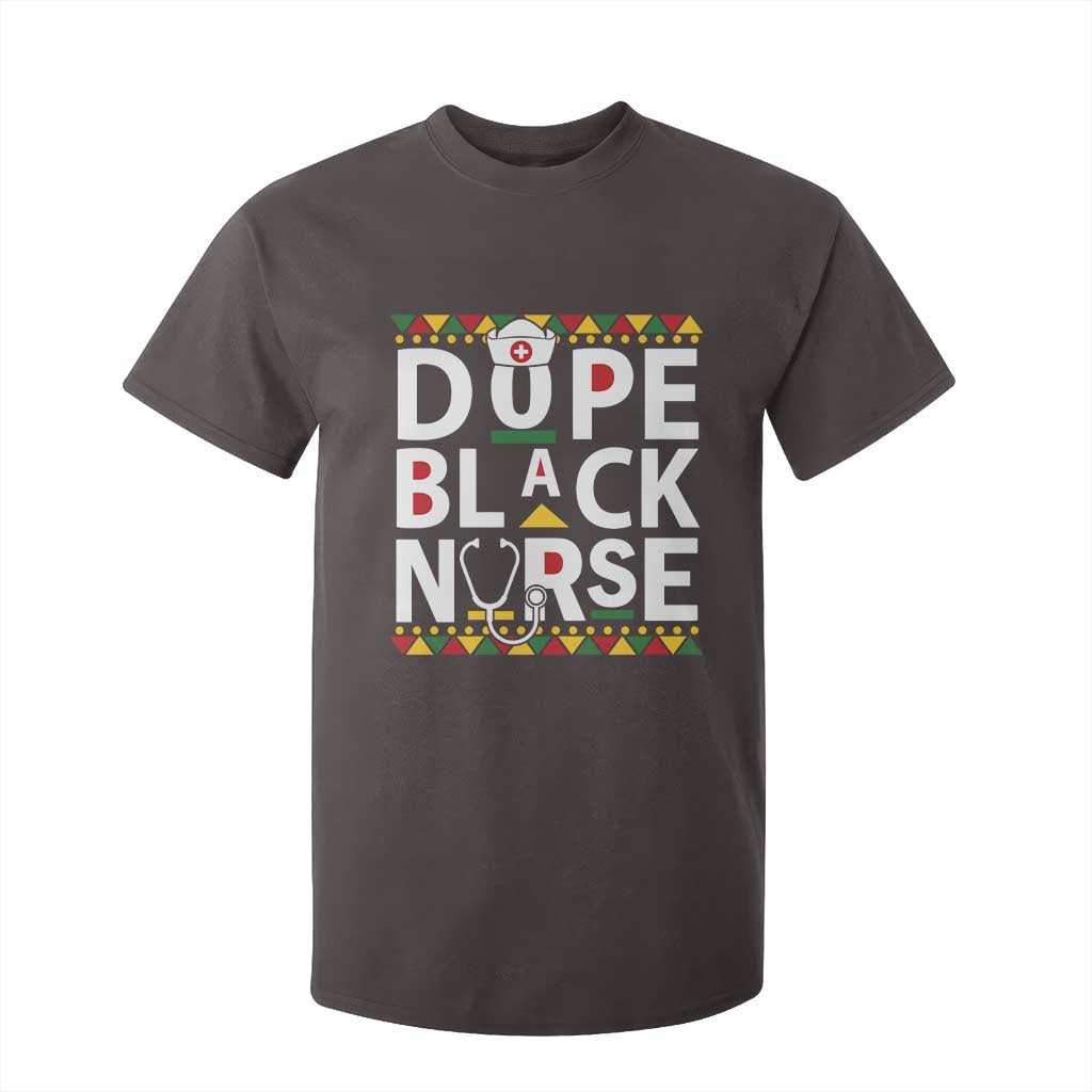 Dope Black Nurse T Shirt For Kid Proud Afro Melanin RN TS02 Dark Chocolate Print Your Wear