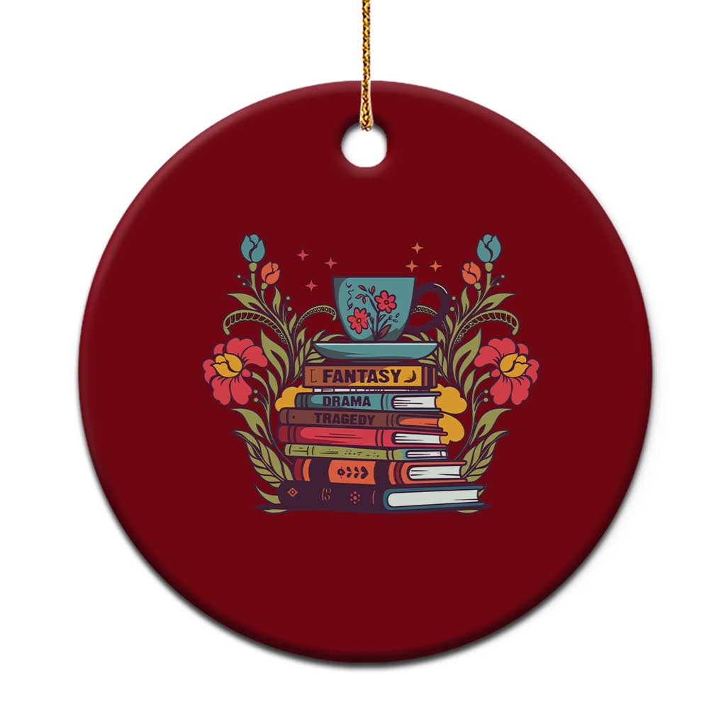 Subtle FDT Ceramic Ornament Fantasy Drama Tragedy Book Lover TS02 1pc Red Print Your Wear