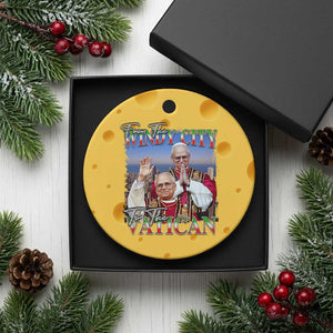 267th Pope Leo XIV Ceramic Ornament From The Windy City To The Vatican US Chicago Pride TS02 1pc Yellow Cheese Print Your Wear