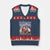 267th Pope Leo XIV V-Neck Knit Sweater Vest From The Windy City To The Vatican US Chicago Pride TS02 Navy Red Print Your Wear