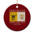 God Bless Pope Leo XIV Ceramic Ornament 267th Pope Vatican Flag TS02 1pc Red Print Your Wear