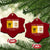 God Bless Pope Leo XIV Ceramic Ornament 267th Pope Vatican Flag TS02 Print Your Wear