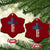 267th Pope Leo XIV Ceramic Ornament Nos Multi In Illo Uno Unum American Cross TS02 Print Your Wear