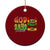 God Says I Am Ceramic Ornament Juneteenth Faith Black Excellence Affirmation Pan-African Colors TS02 1pc Red Print Your Wear