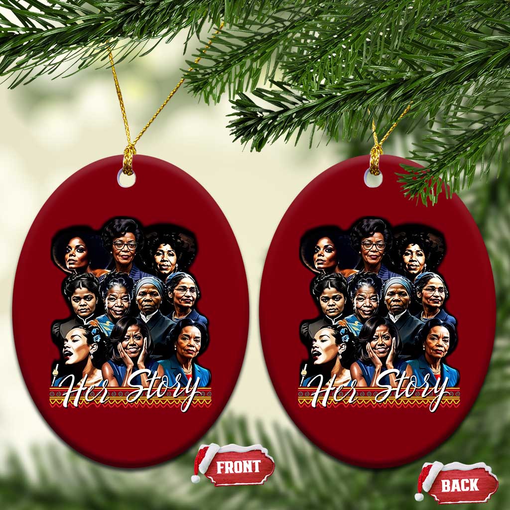 HerStory Tribute Ceramic Ornament Celebrating Legendary Black Women of History and Power TS02 Print Your Wear