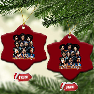 HerStory Tribute Ceramic Ornament Celebrating Legendary Black Women of History and Power TS02 Print Your Wear