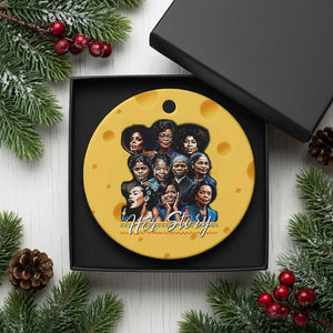 HerStory Tribute Ceramic Ornament Celebrating Legendary Black Women of History and Power TS02 1pc Yellow Cheese Print Your Wear