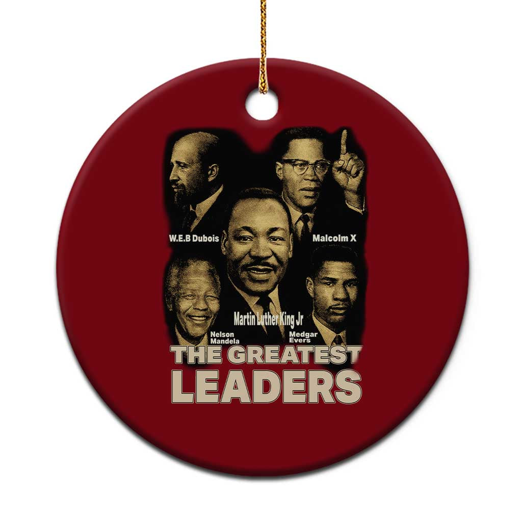 The Greatest Black Leaders Tribute Ceramic Ornament Civil Rights Icons Legacy TS02 1pc Red Print Your Wear