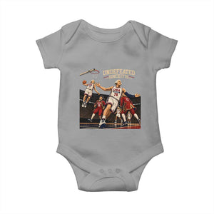Undefeated Since 1776 George Washington Basketball Baby Onesie Funny USA Dream Team Founding Fathers Slam Dunk Patriotic Sports