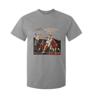Undefeated Since 1776 George Washington Basketball T Shirt For Kid Funny USA Dream Team Founding Fathers Slam Dunk Patriotic Sports
