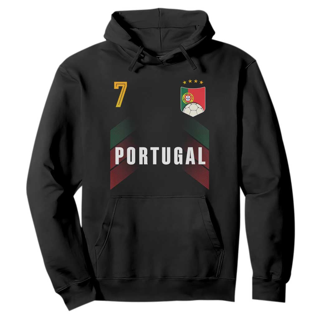 Portugal Soccer Fans Graphic Jersey Style Hoodie Proud Portuguese Football Lover