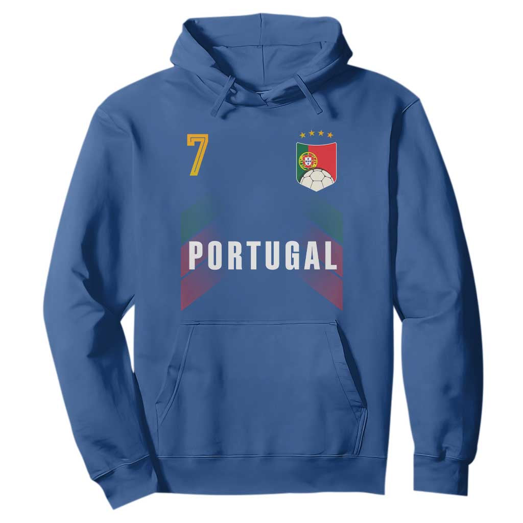 Portugal Soccer Fans Graphic Jersey Style Hoodie Proud Portuguese Football Lover