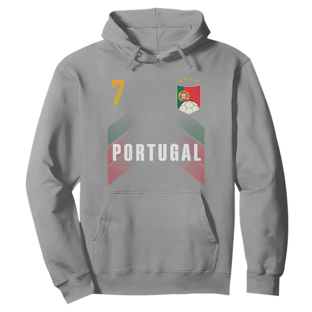 Portugal Soccer Fans Graphic Jersey Style Hoodie Proud Portuguese Football Lover