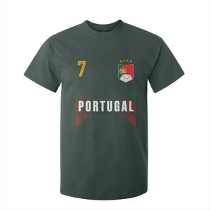 Portugal Soccer Fans Graphic Jersey Style T Shirt For Kid Proud Portuguese Football Lover