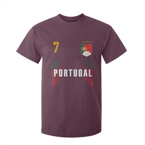 Portugal Soccer Fans Graphic Jersey Style T Shirt For Kid Proud Portuguese Football Lover