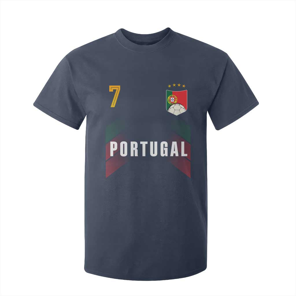 Portugal Soccer Fans Graphic Jersey Style T Shirt For Kid Proud Portuguese Football Lover