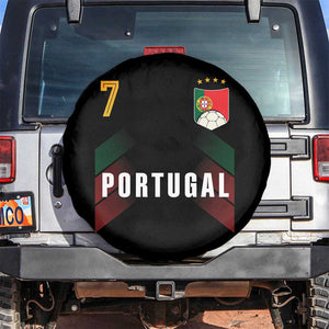 Portugal Soccer Fans Graphic Jersey Style Spare Tire Cover Proud Portuguese Football Lover