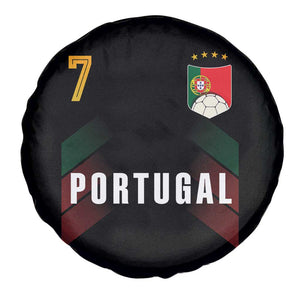 Portugal Soccer Fans Graphic Jersey Style Spare Tire Cover Proud Portuguese Football Lover
