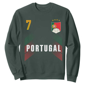 Portugal Soccer Fans Graphic Jersey Style Sweatshirt Proud Portuguese Football Lover