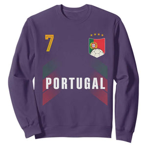 Portugal Soccer Fans Graphic Jersey Style Sweatshirt Proud Portuguese Football Lover