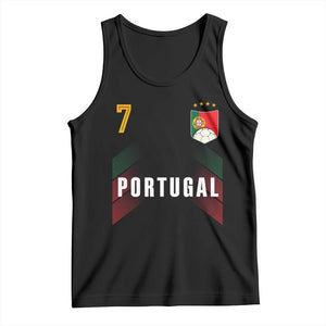Portugal Soccer Fans Graphic Jersey Style Tank Top Proud Portuguese Football Lover