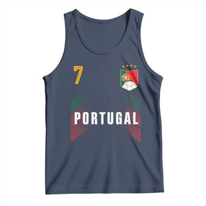 Portugal Soccer Fans Graphic Jersey Style Tank Top Proud Portuguese Football Lover