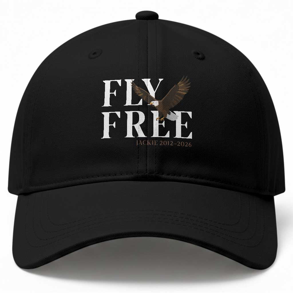 Fly Free Jackie Eagle 2012 2026 Memorial Baseball Cap Soaring Wilderness Tribute TS02 Print Your Wear