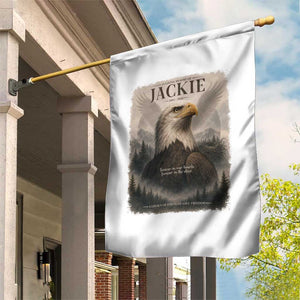 In Loving Memory of Jackie Eagle Memorial Portrait Garden Flag 2012 2026 Legacy Of Strength Wilderness Tribute TS02 Print Your Wear