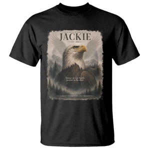 In Loving Memory of Jackie Eagle Memorial Portrait T Shirt 2012 2026 Legacy Of Strength Wilderness Tribute TS02 Black Print Your Wear