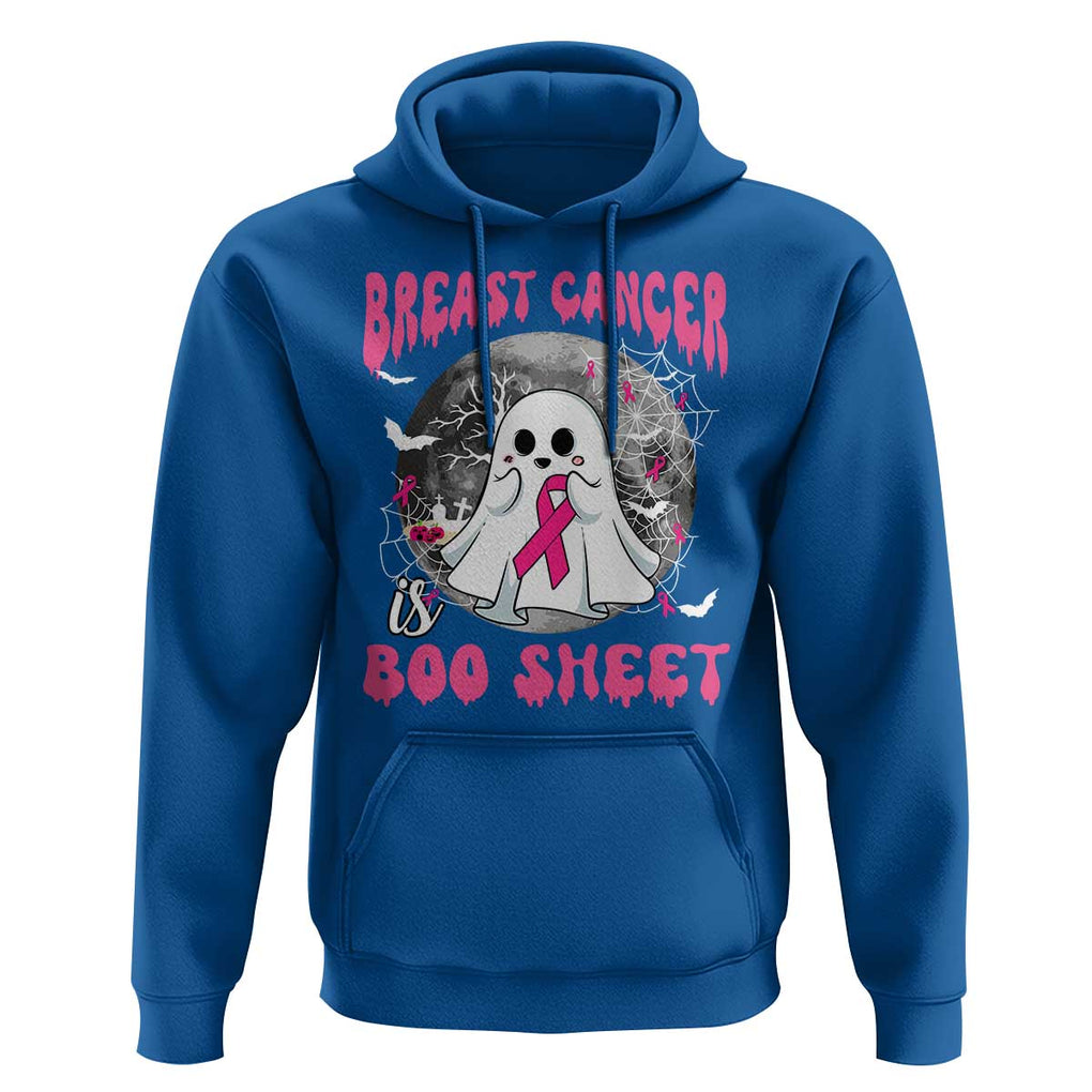 Breast Cancer Is Boo Sheet Hoodie Halloween Pink Ribbon Support Warrior TS02 Royal Blue Print Your Wear
