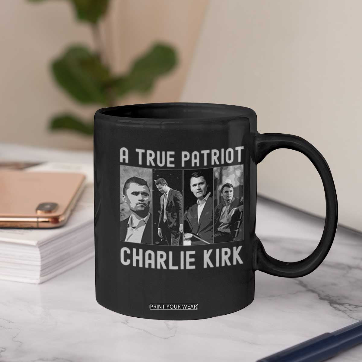 Charlie Kirk Tribute Coffee Mug A True Patriot Conservative Memorial TS02 Print Your Wear