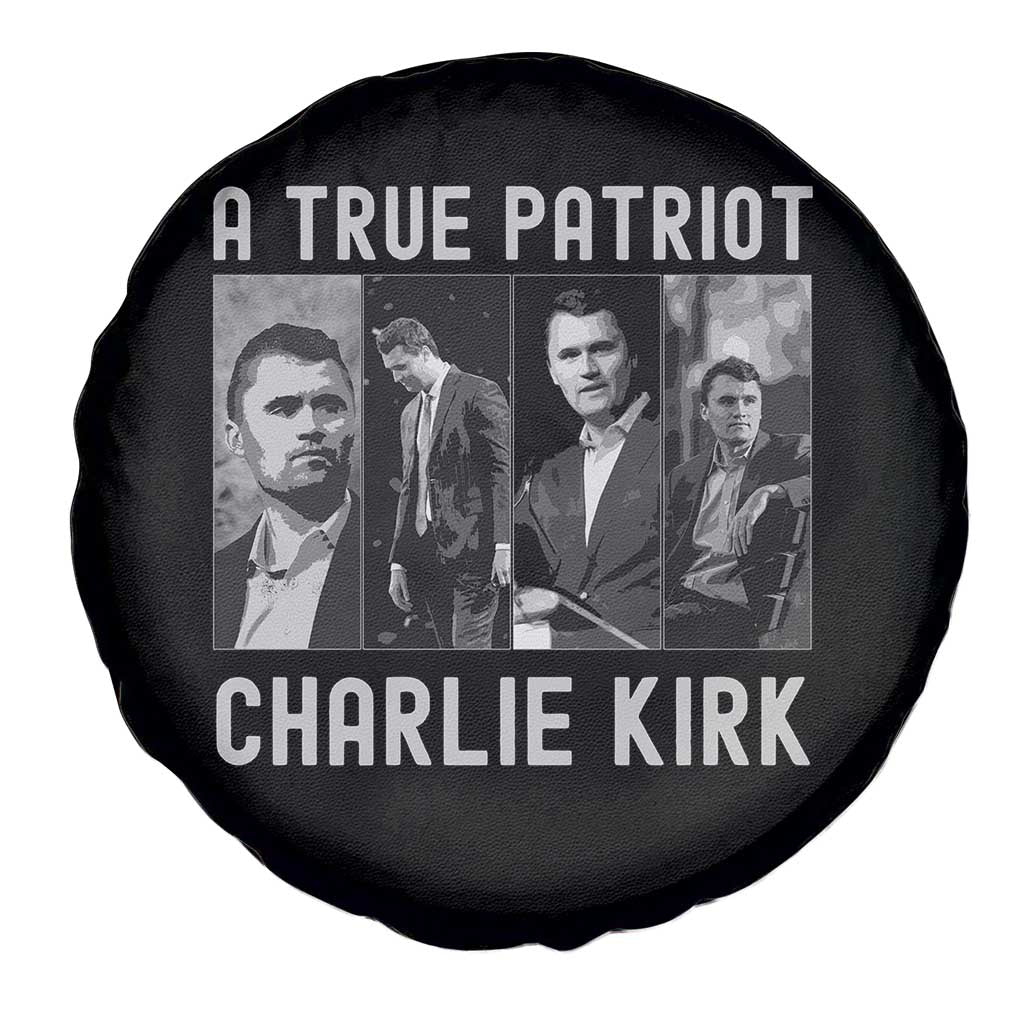 Charlie Kirk Tribute Spare Tire Cover A True Patriot Conservative Memorial TS02 Print Your Wear