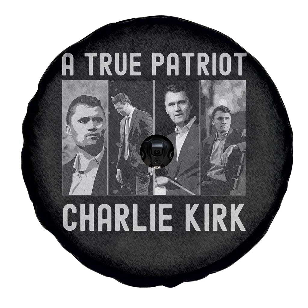 Charlie Kirk Tribute Spare Tire Cover A True Patriot Conservative Memorial TS02 Print Your Wear