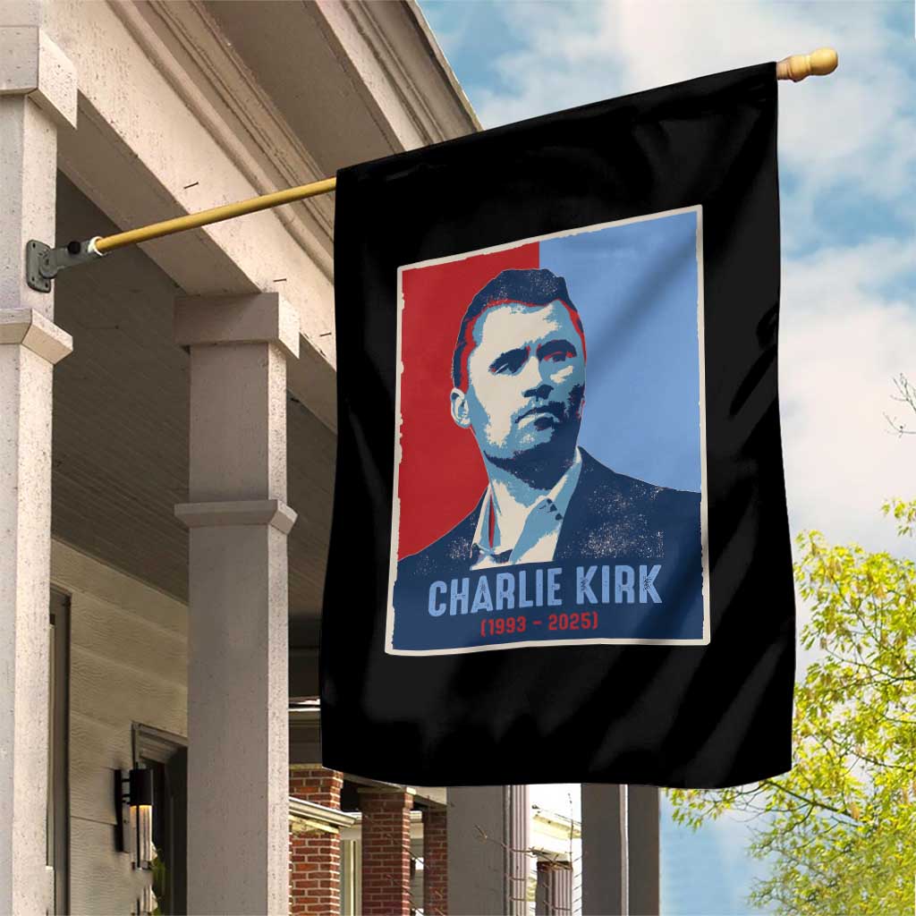 Charlie Kirk Tribute Garden Flag Freedom Hope Memorial 1993 2025 TS02 Print Your Wear