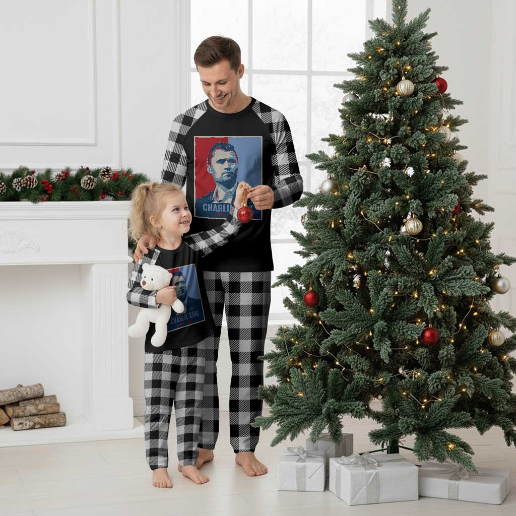 Charlie Kirk Tribute Plaid Pajama Set Freedom Hope Memorial 1993 2025 TS02 White Plaid Print Your Wear